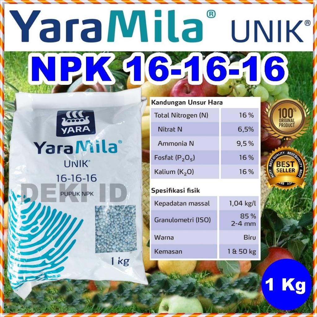 Jual Yaramila Unik Kg Pupuk Npk Yara Kemasan Pabrik Nutrisi