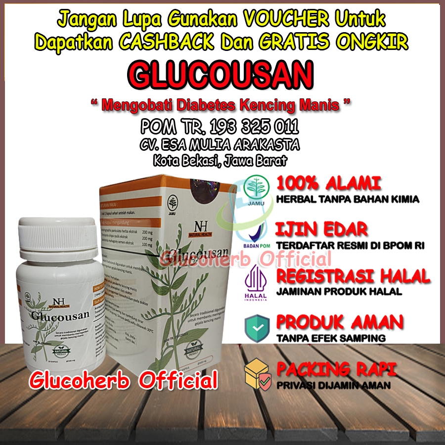 Jual Glucousan Asli Herbal Original Obat Diabetes Kencing Manis Ampuh