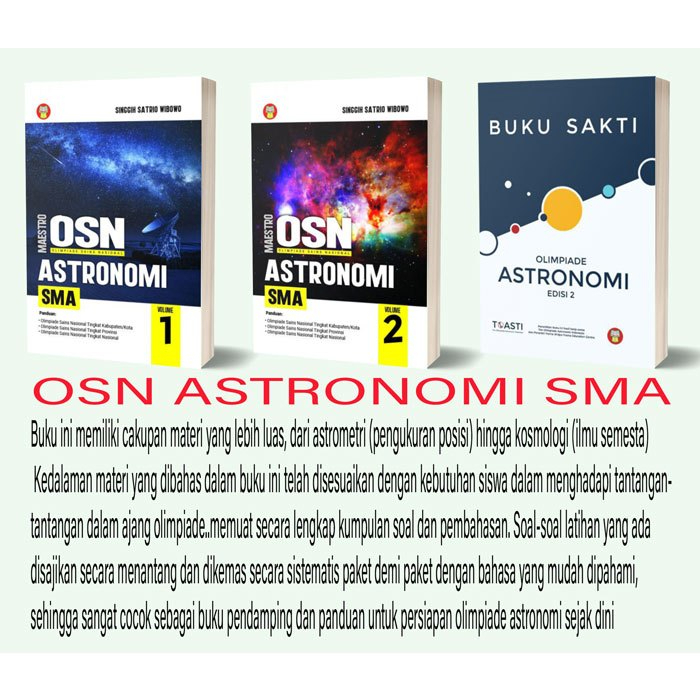 Jual BUKU MAESTRO OSN ASTRONOMI SMA JILID 1 BUKU MAESTRO OSN ASTRONOMI