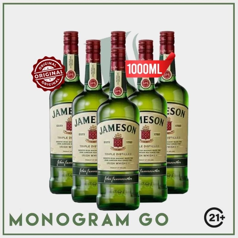 Jual Jameson Irish Whisky Ml Minimal Botol Shopee Indonesia