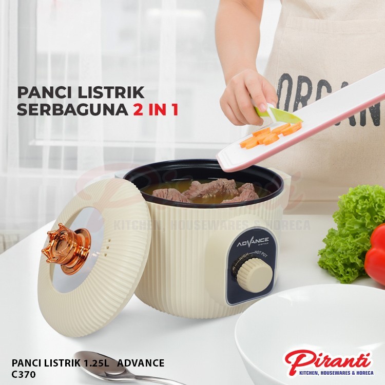 Jual ADVANCE Panci Listrik Serbaguna 4in1 Kapasitas 1 25 L Anti Lengket