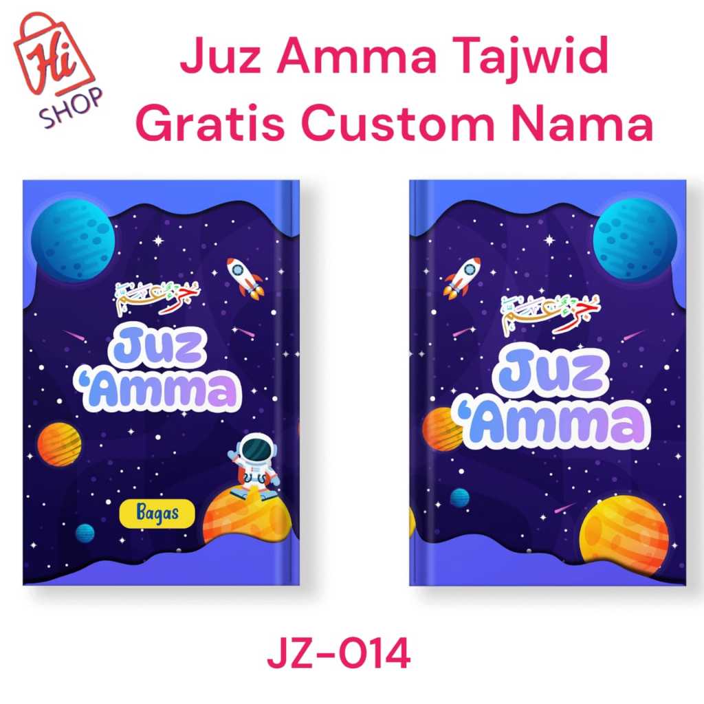 Jual Juz Amma Tajwid Warna In Jz Gratis Custom Free Nama Dan