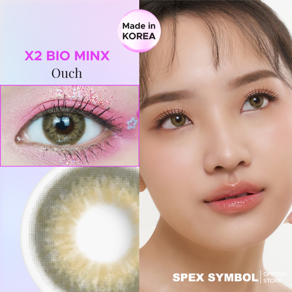 Jual Spex Symbol X2 Bio Minx Softlens Varian Ouch Brown Shopee