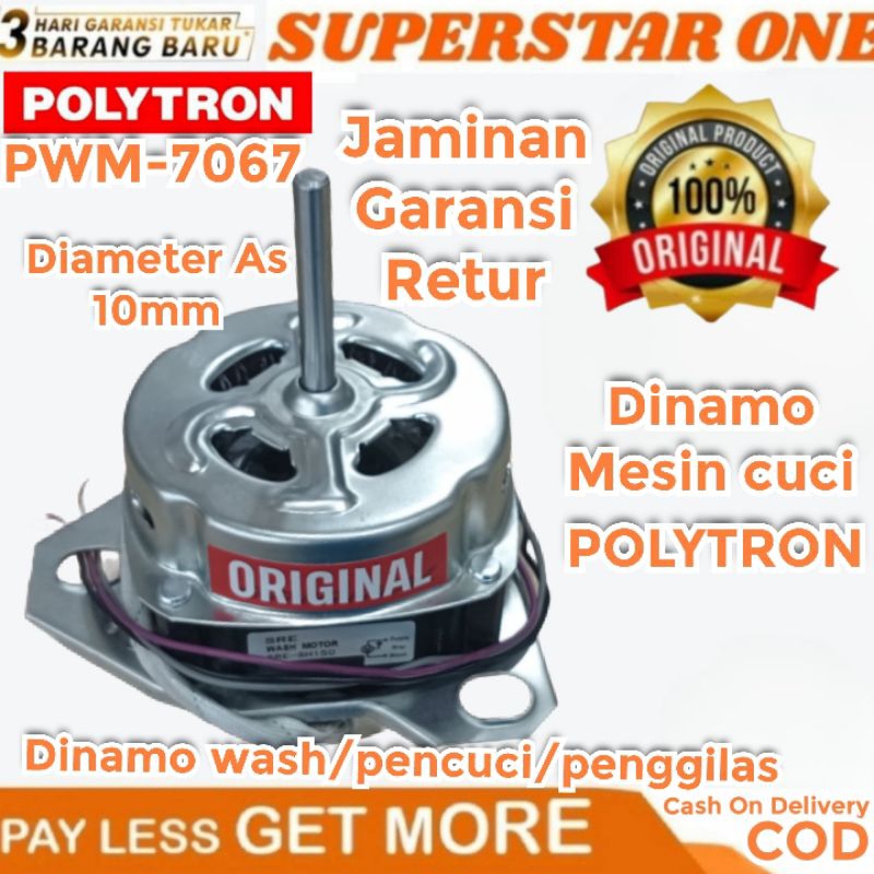 Jual Dinamo Motor Pencuci Wash Mesin Cuci Tabung Polytron Pwm