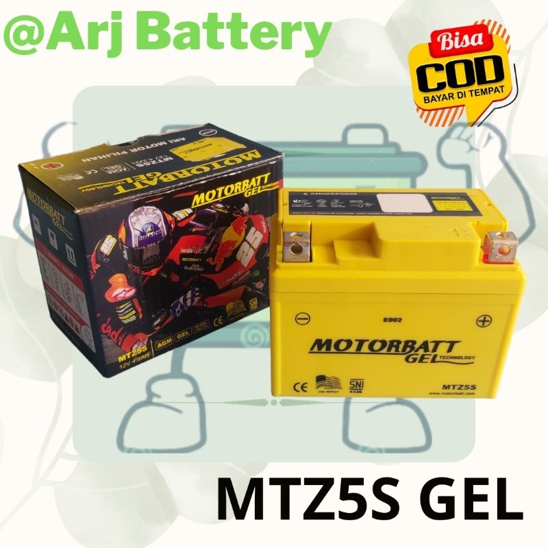 Jual Aki Motor Beat Fi Mio J Vario Vixion Motorbatt Mtz S Gel Accu