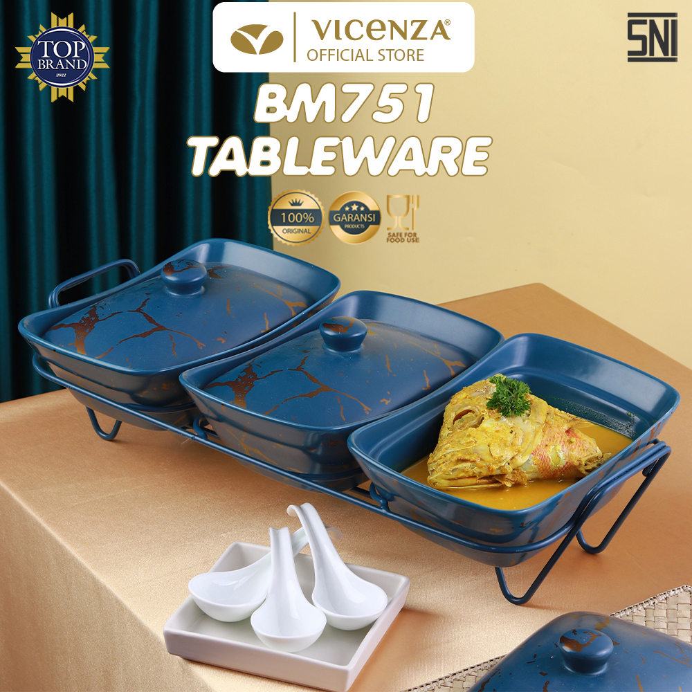 Jual Vicenza Casserole With Rack Wadah Saji Makanan Snack Bm