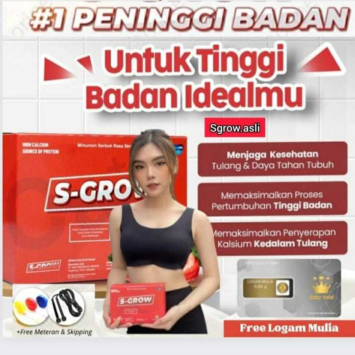 Jual S Grow Peninggi Badan Terbaik Untuk Remaja Dan Dewasa Bpom