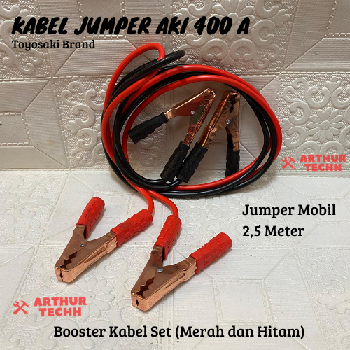 Jual Kabel Jumper Aki Mobil 400 Ampere 2 5 Meter 250 Cm Toyosaki