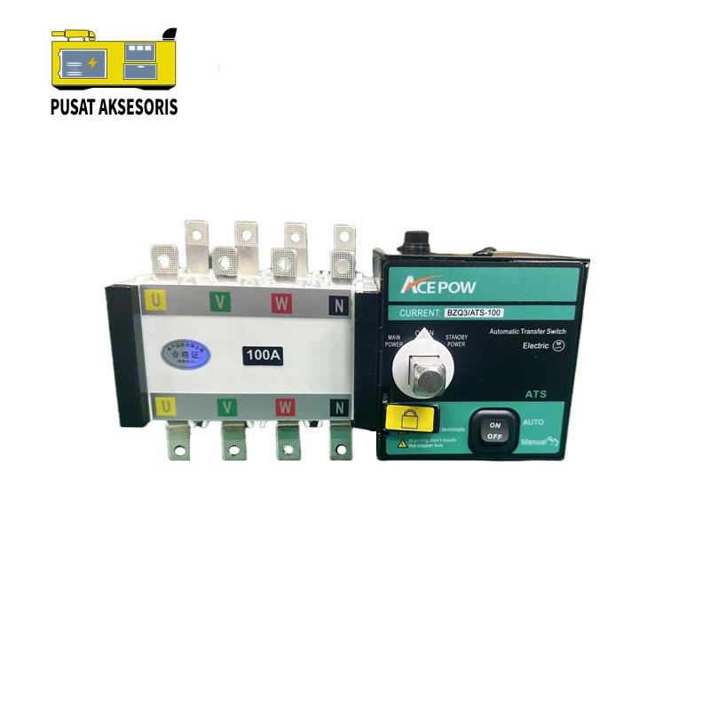 Jual ATS AUTOMATIC TRANSFER SWITCH PLN GENSET ATS 100A 4P Shopee