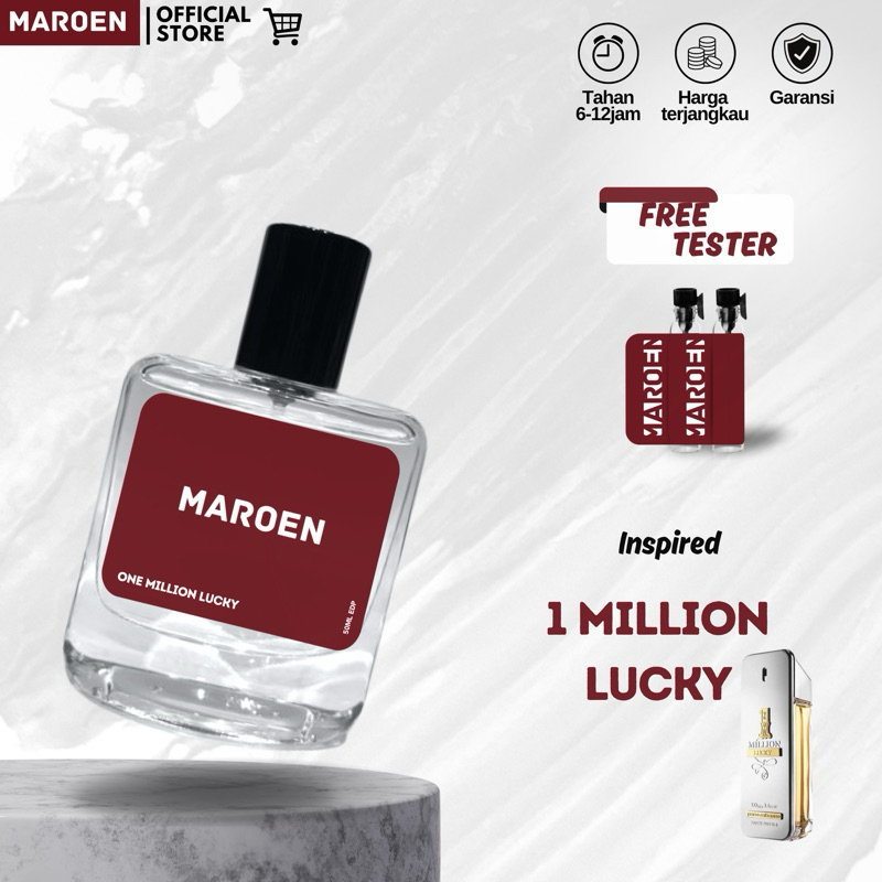 Jual MAROEN One Million Lucky Parfum Pria Tahan Lama Inspired By 1