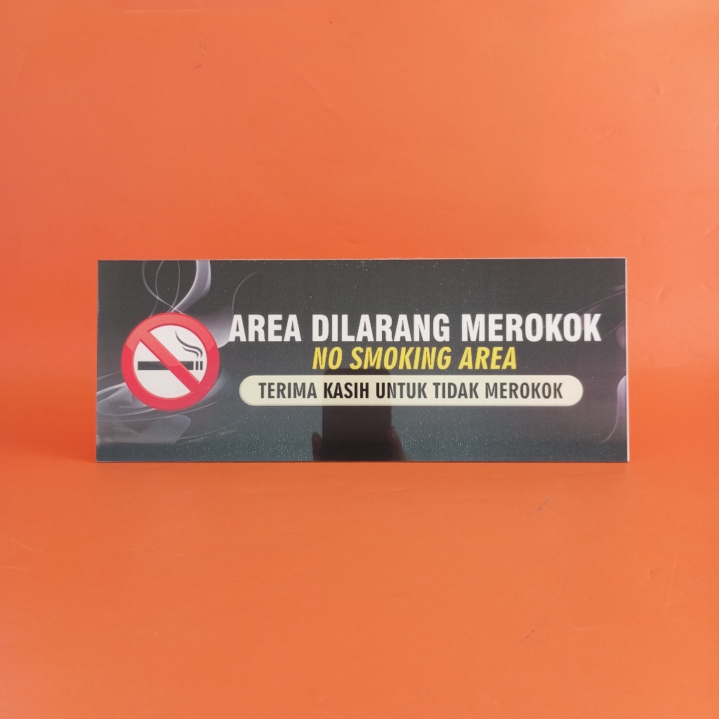 Jual Akrilik Dilarang Merokok Akrilik No Smoking Area Akrilik Tempel