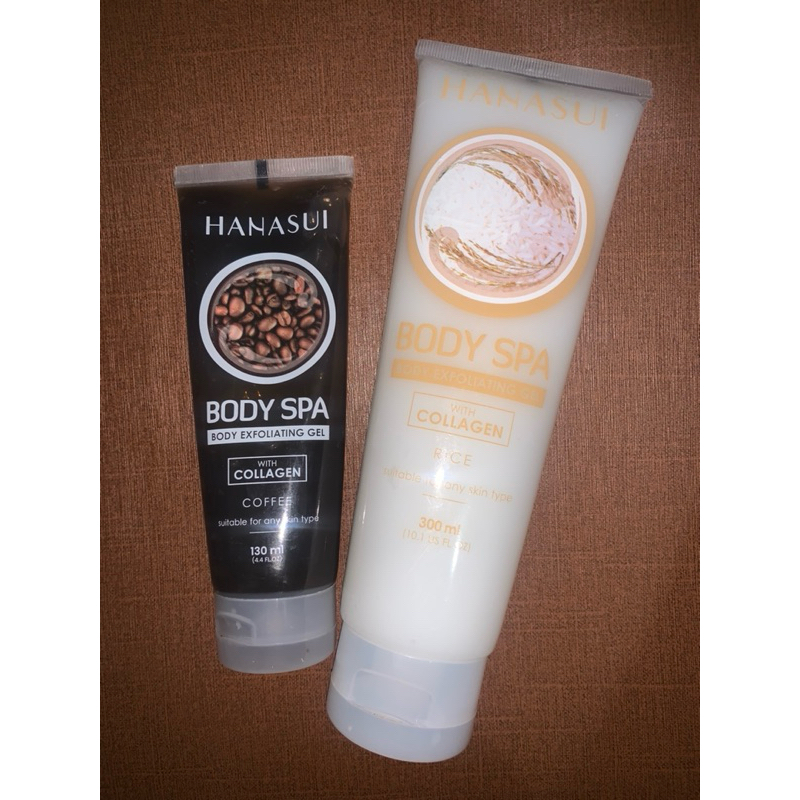 Jual Hanasui Body Spa Exfoliating Gel With Collagen Varian Coffee Dan