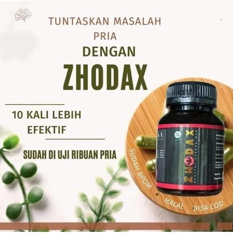 Jual ZHODAX Obat Kuat Pria Perkasa Original Tuntaskan Masalah Pria