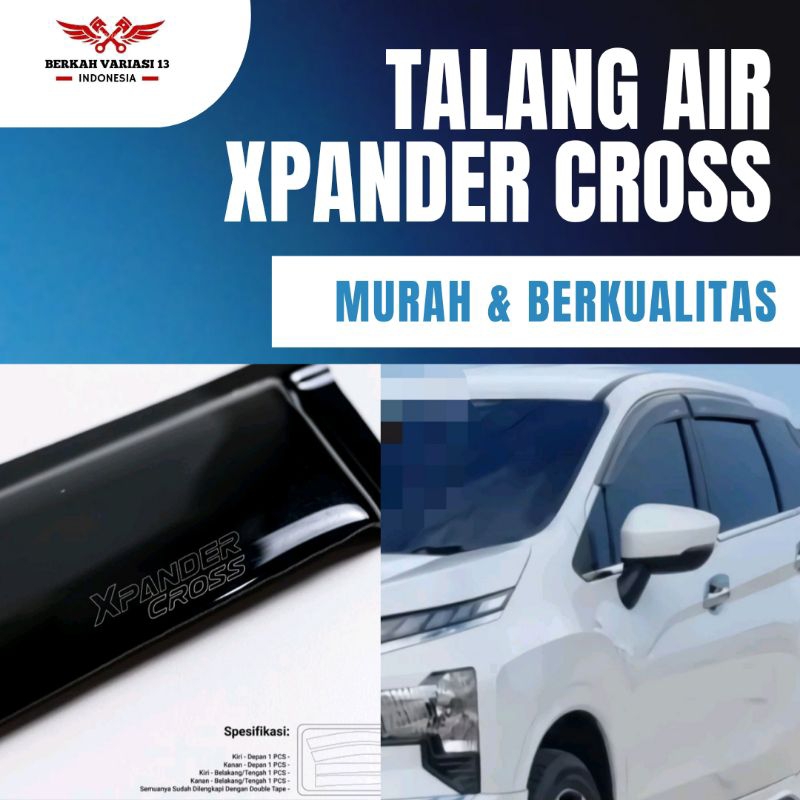 Jual Talang Air Mitsubishi Xpander Cross Model Slim Pintu