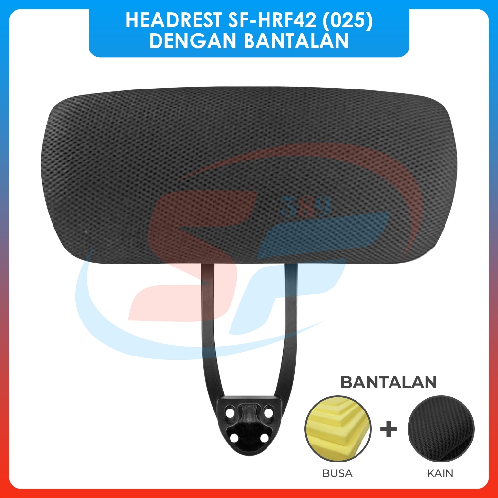 Jual Headrest Sandaran Kepala Kursi Kantor Alumunium Bracket Sf Hrf