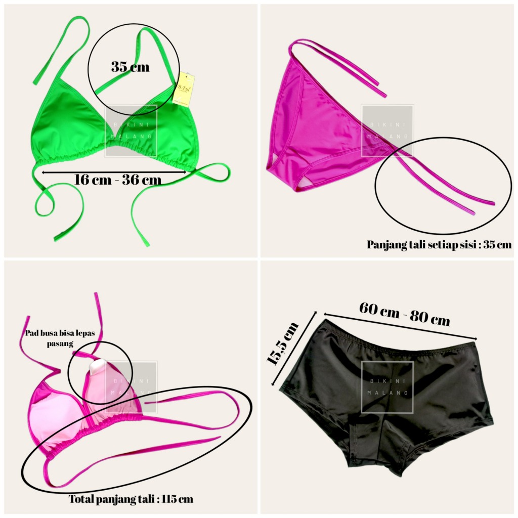 Jual BIKINI BF POLOS BOXER Bikini Set Bikini Sexy Bikini