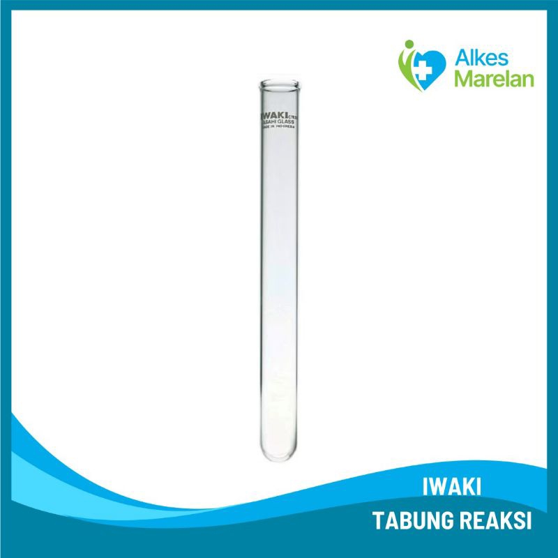 Jual Tabung Reaksi Iwaki X Mm Test Tube Tanpa Bibir Shopee