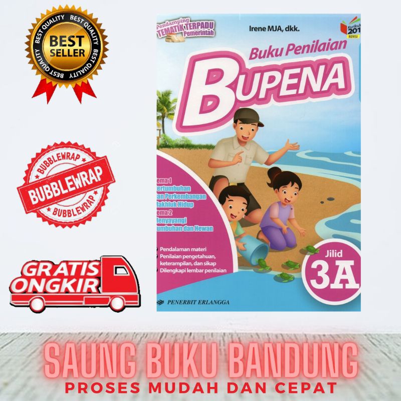 Jual SD MI Kelas III Bupena Buku Penilaian Jilid 3A Shopee Indonesia