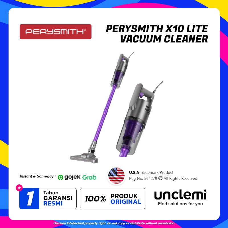 Jual Perysmith X Lite Handheld Vacuum Cleaner Portable Penyedot Debu