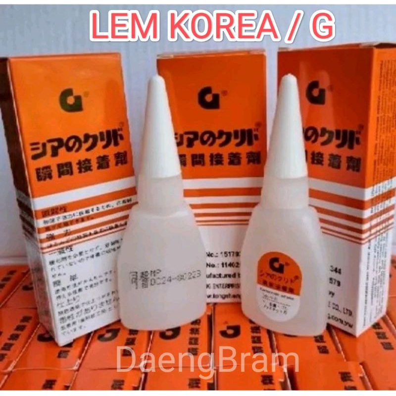 Jual Lem Korea Lem G Asli Perekat Serbaguna Shopee Indonesia