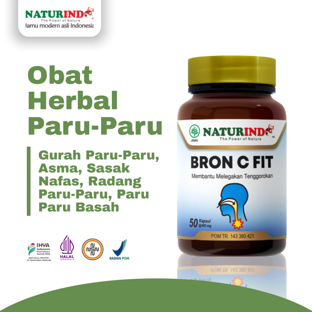 Jual OBAT HERBAL SESAK NAFAS ASMA TBC BATUK MENAHUN BRON C FIT GURAH