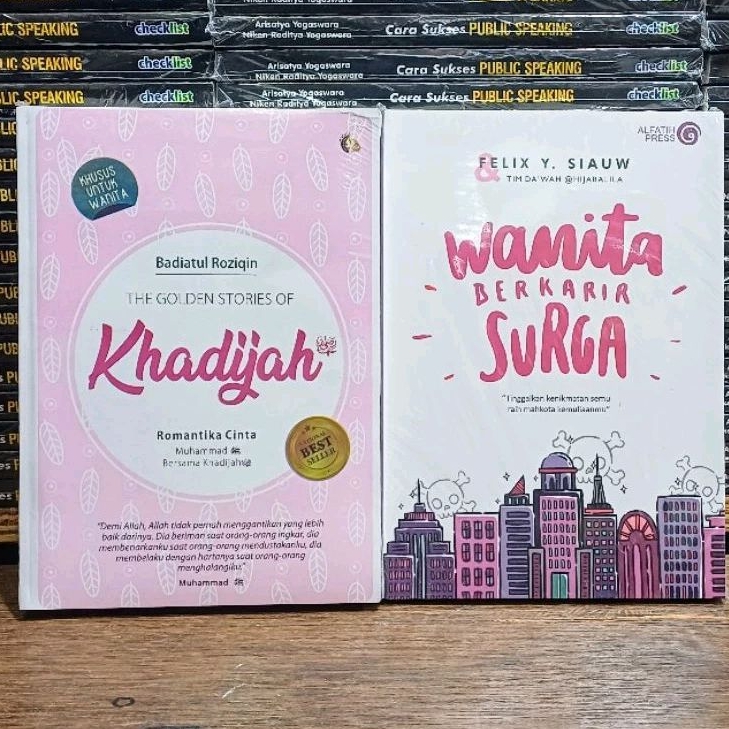 Jual Paket Buku The Golden Stories Of Khadijah Dan Buku Wanita