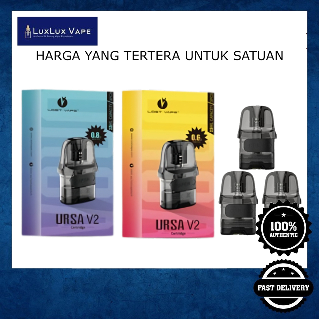 Jual CARTRIDGE URSA NANO V2 AUTHENTIC By LOST VAPE Shopee Indonesia