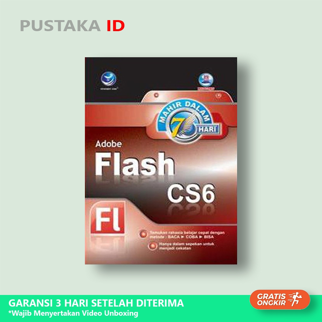 Jual Buku Mahir Dalam Hari Adobe Flash Cs Original Shopee Indonesia