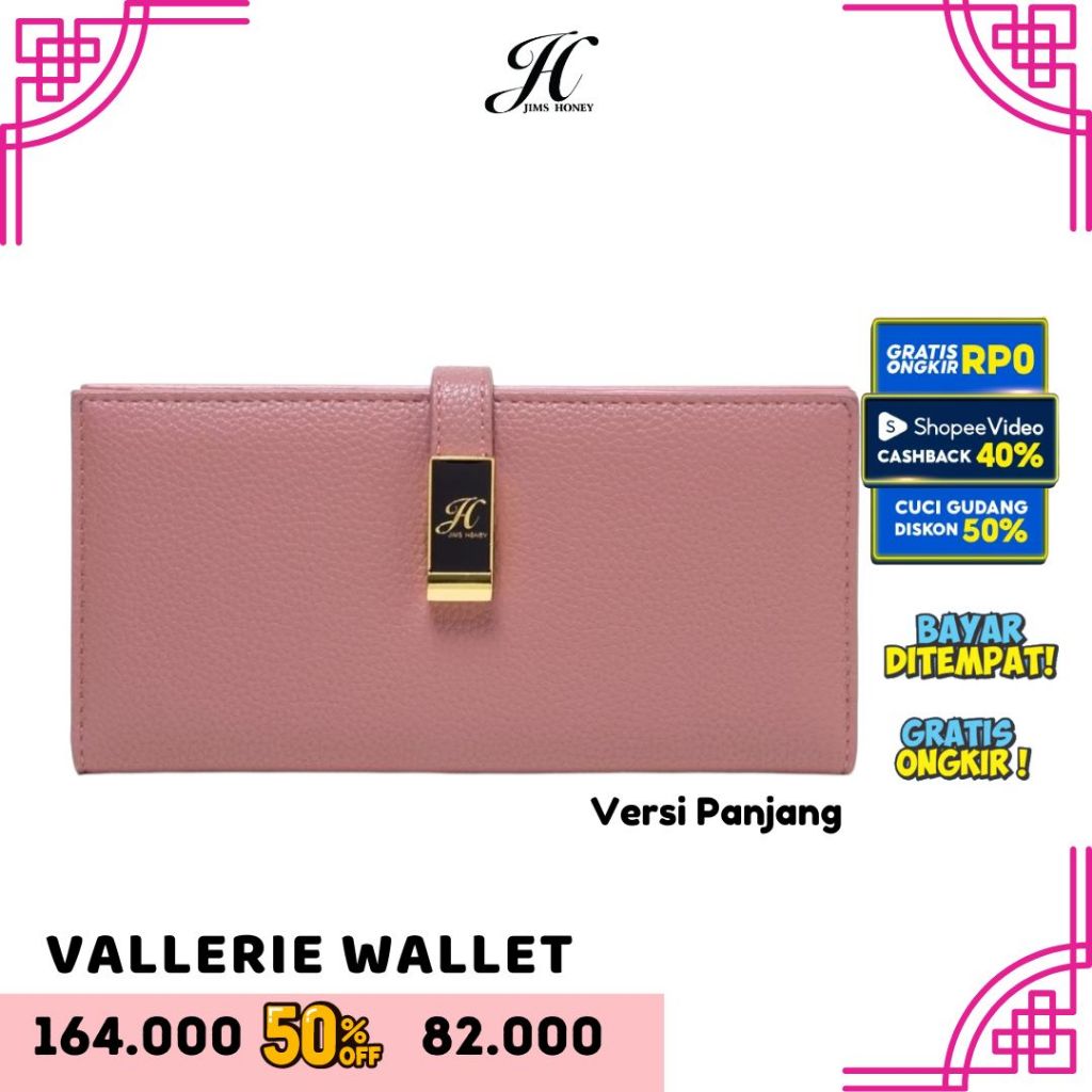 Jual Jims Honey Dompet Wanita Vallerie Wallet Free Exclusive Box