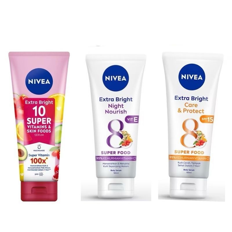 Jual Nivea Extra Bright Care Protect Spf Serum Ml Nivea Body