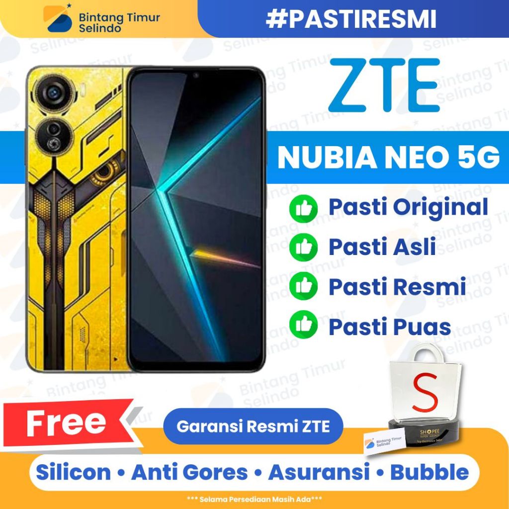 Jual Zte Nubia Neo G Gb Gb Garansi Resmi Tahun Shopee Indonesia