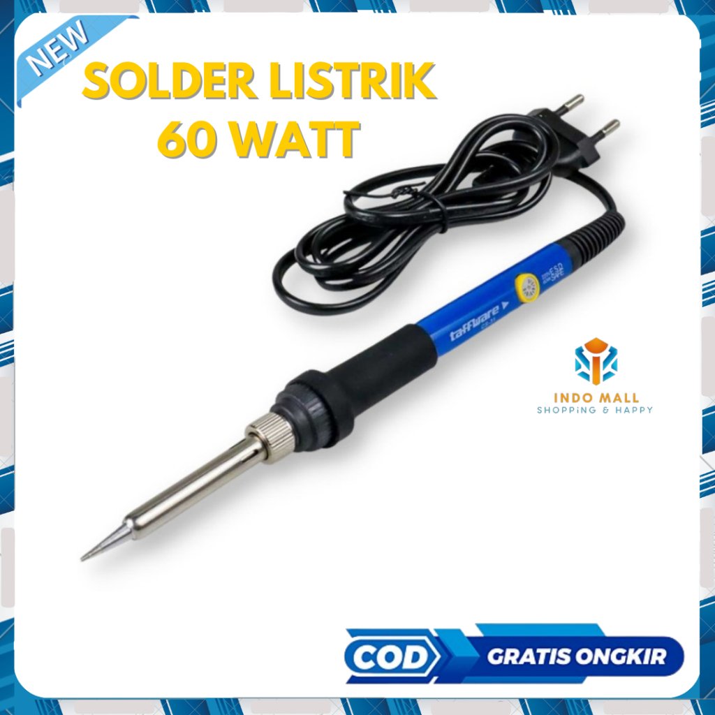 Jual Solder Listrik Iron Adjustable Temperature W Alat Las Solder