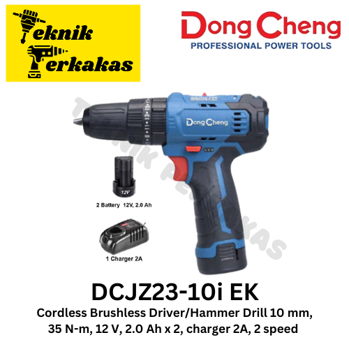 Jual DONGCHENG DCJZ23 10iEK Mesin Bor DCJZ 23 10 I EK Cordless Impact