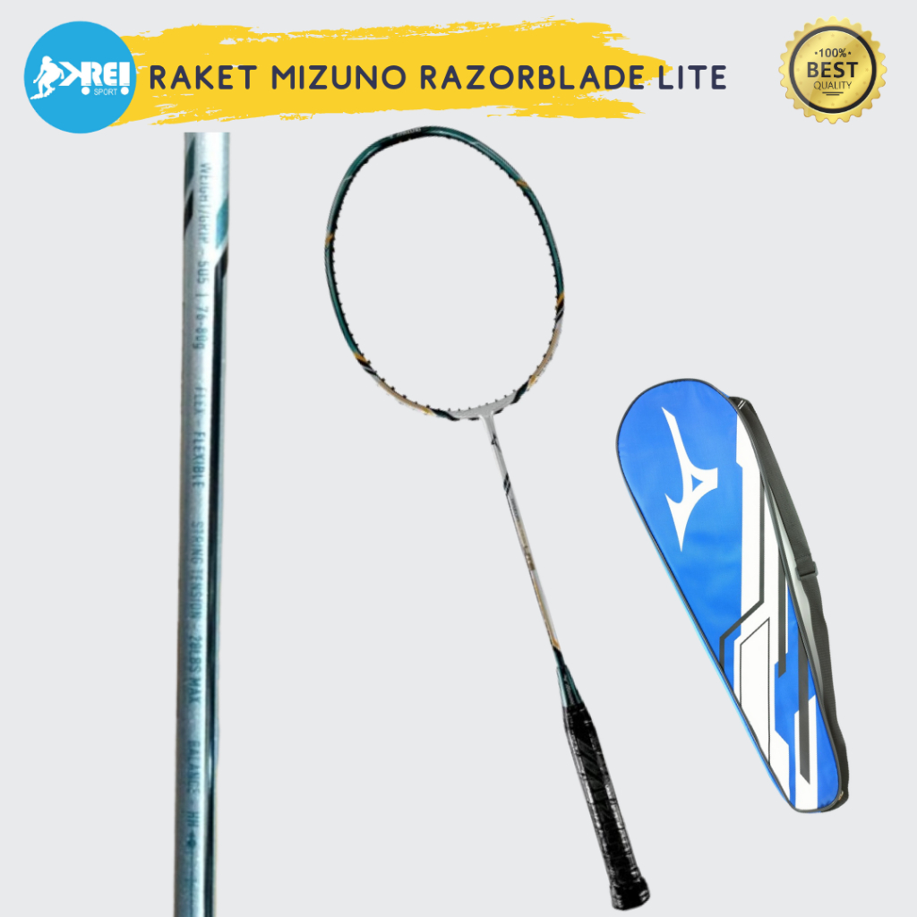 Jual Raket Badminton Raket Bulutangkis Mizuno Razorblade Lite Shopee