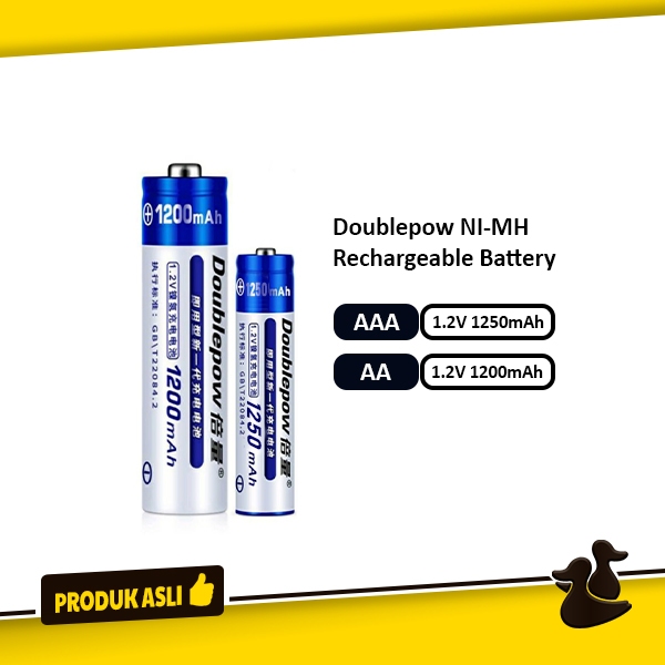 Jual Doublepow V Battery A A Baterai Isi Ulang Rechargeable Aa Aaa