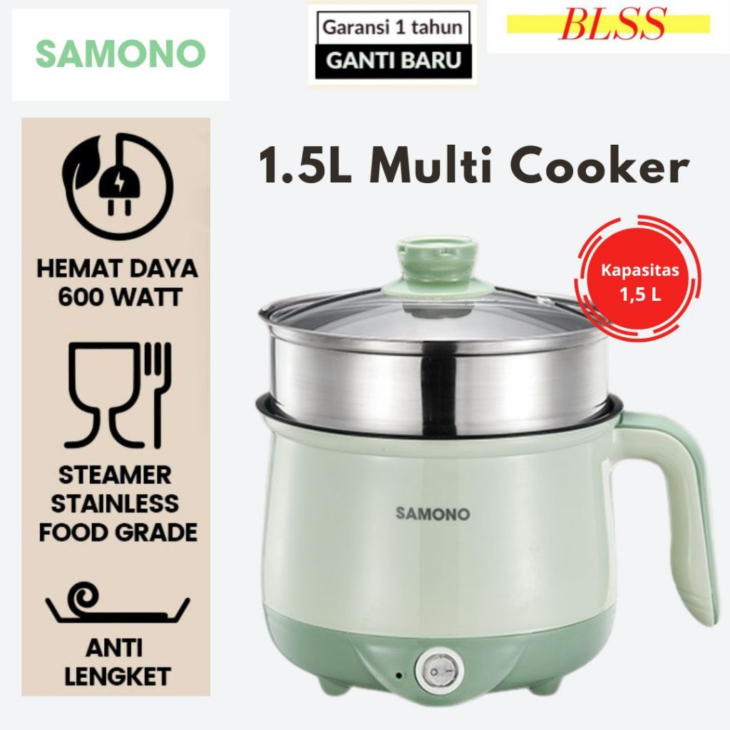 Jual Panci Listrik Samono Liter Teflon Fry Pan Keramik Ceramic