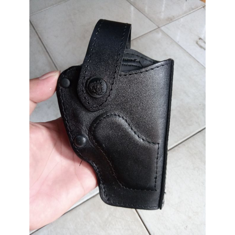 Jual Holster Revolver Universal Kanvas Jatah Polri Shopee Indonesia