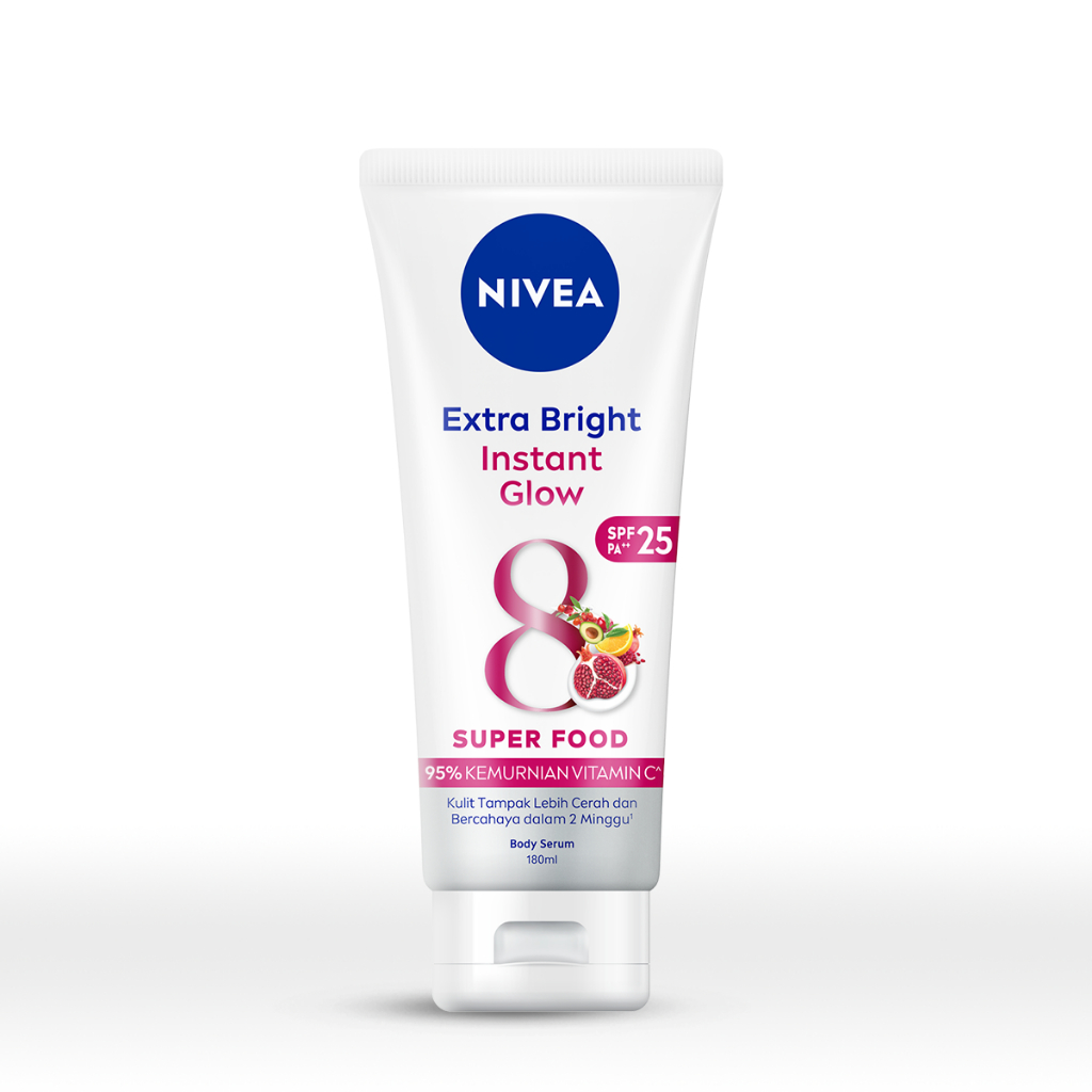 Jual NIVEA Body Serum Extra Bright Instant Glow SPF25 180ml