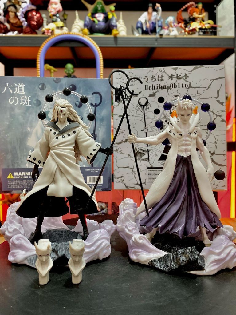 Jual Baca Deskripsi Statue Naruto Mandara Uchiha Dan Obito Uchiha