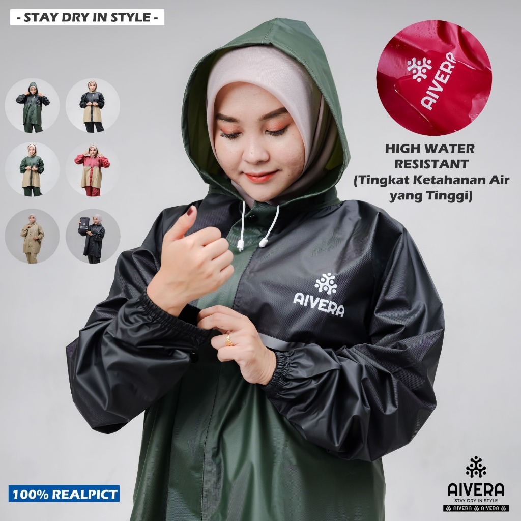 Jual Aivera Raincoat Stay Dry In Style Jas Hujan Mantel Pria