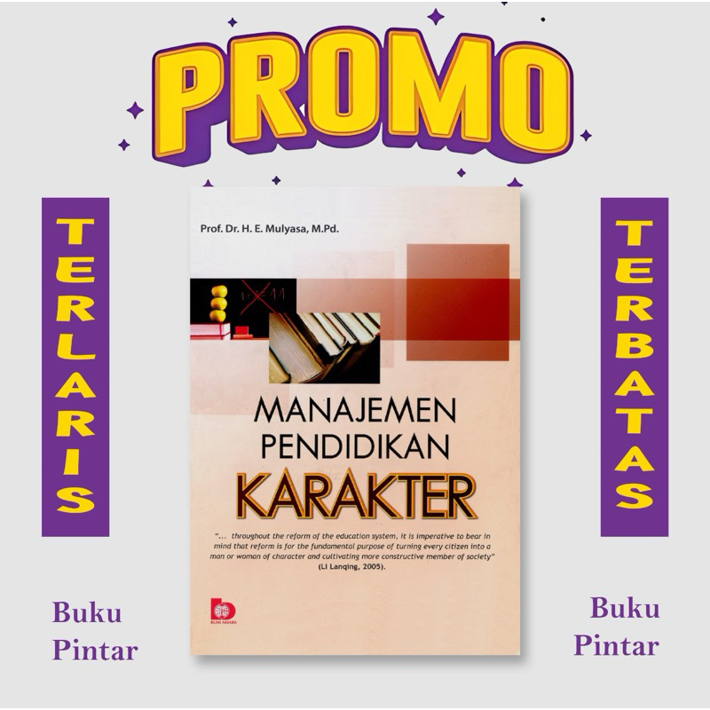 Jual Manajemen Pendidikan Karakter By Mulyasa Shopee Indonesia