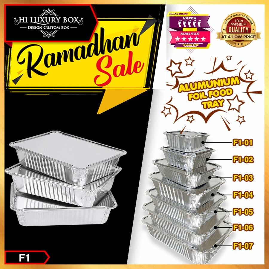 Jual Alumunium Foil Foil Tray Wadah Alumunium Foil Baked Tray F Tanpa