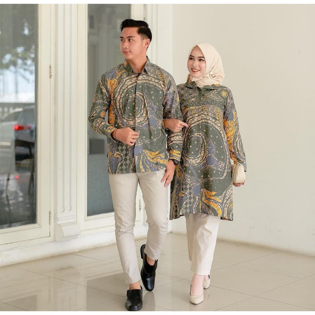 Jual Benang Raja Batik Couple Pria Wanita Primis Lapis Furing Motif