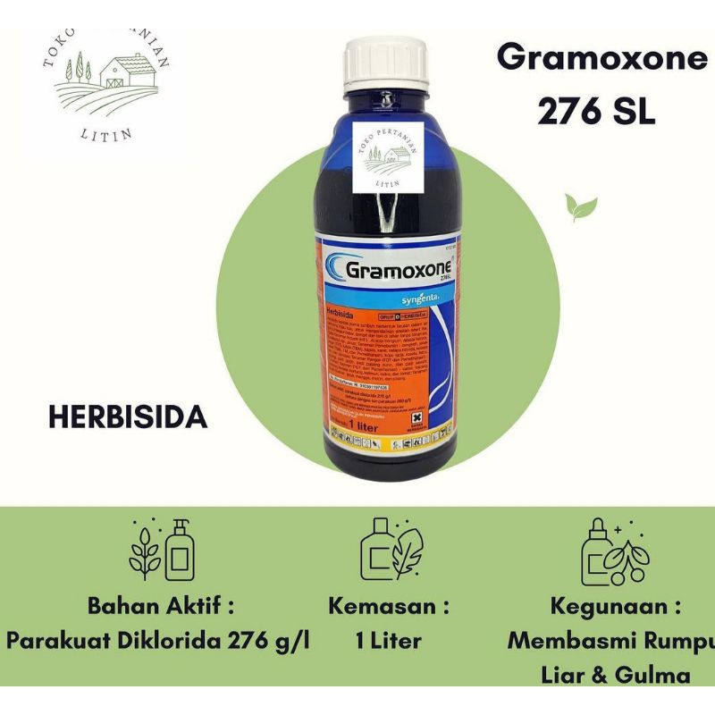 Jual Gramoxon 276SL Herbisida Obat Pembasmi Rumput Dan Gulma 250 ML