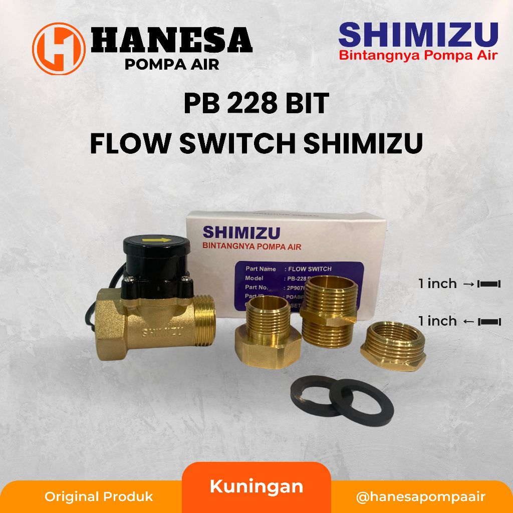 Jual Flow Switch Shimizu Pb Bit Otomatis Pompa Booster Pendorong