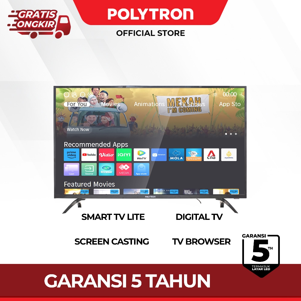 Jual Polytron Smart Tv Inch Fhd Pld Cv Shopee Indonesia