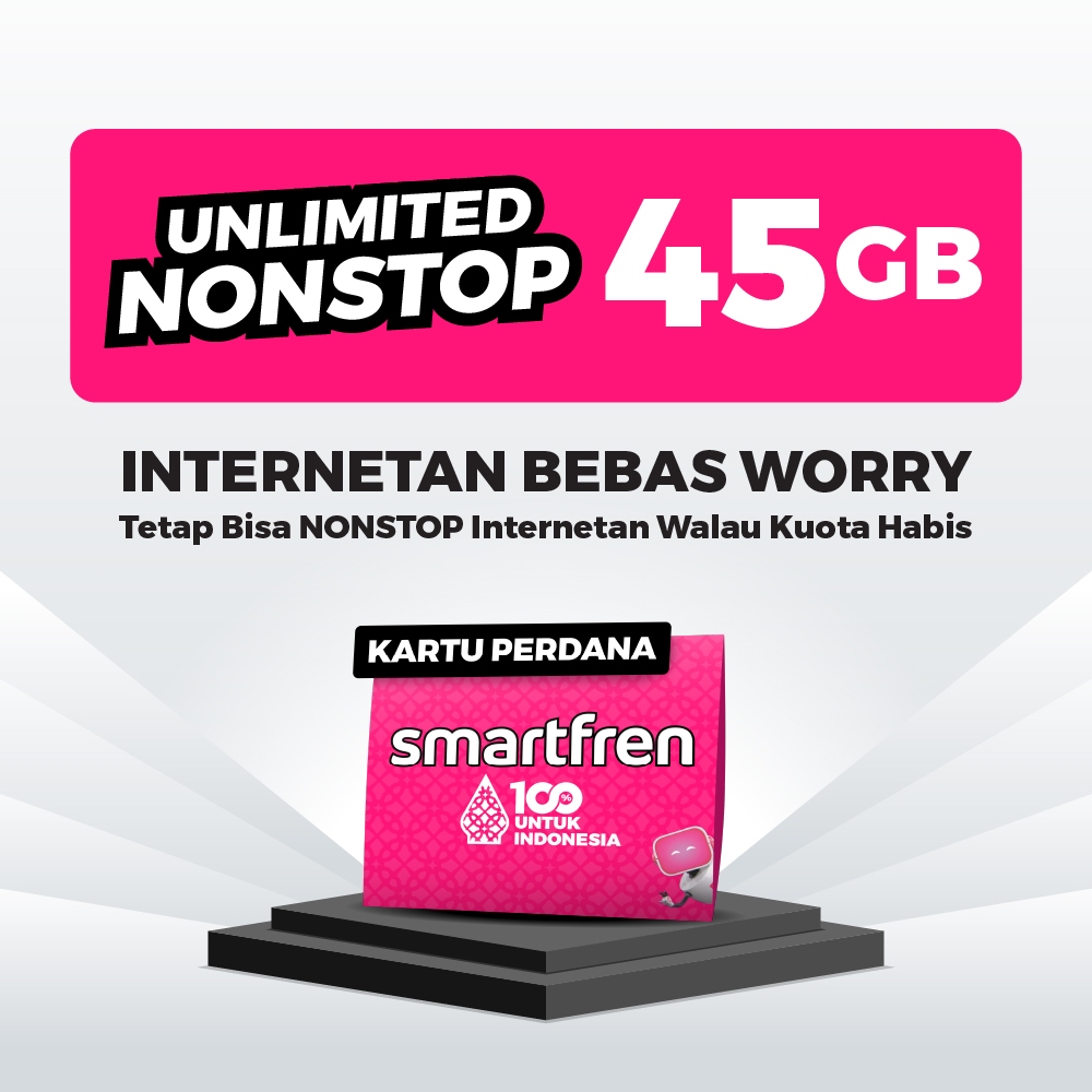 Jual Kartu Perdana Smartfren Unlimited Nonstop Gb Shopee Indonesia