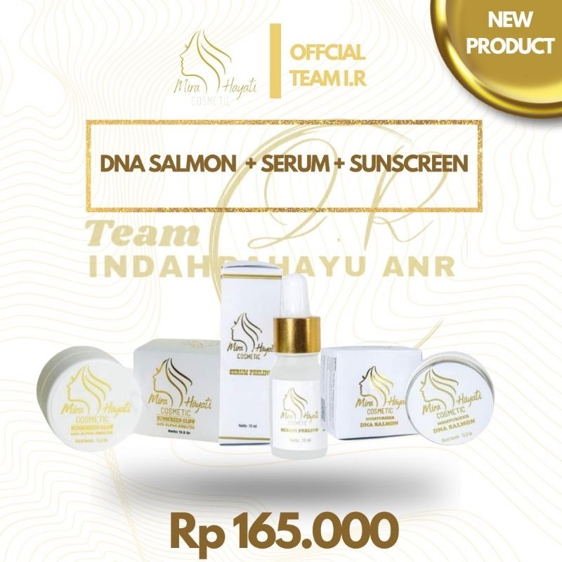 Jual Mira Hayati Cosmetic Paket Bunling Serum Dna Sunscreen