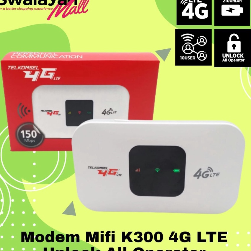 Jual Bonus Modem Mifi Wifi 4G LTE Unlock All Operator MiFi 4G LTE