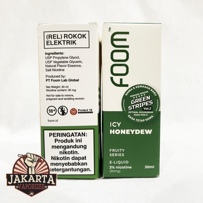 Jual SALT FOOM ICY HONEYDEW 30ML 30MG SALTNIC BY FOOM LAB Shopee